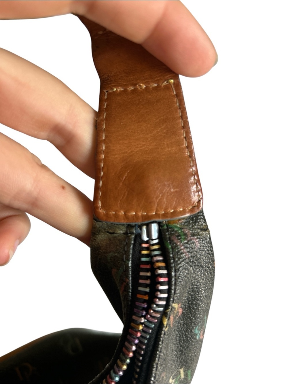 Y2K Dooney & Bourke Rainbow “It” Mini Hobo Bag Vintage 2000s Bling - Picture 11 of 11